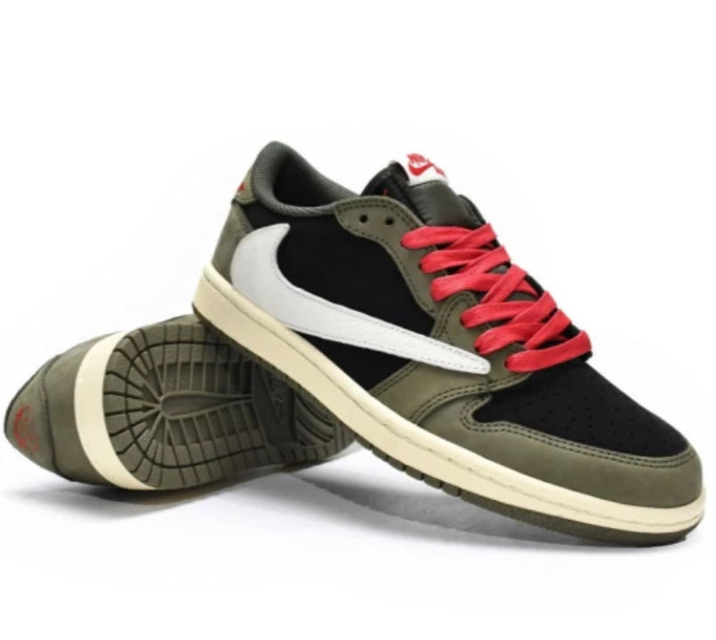 Travis Scott x Air Jordan 1 Low Dark Green